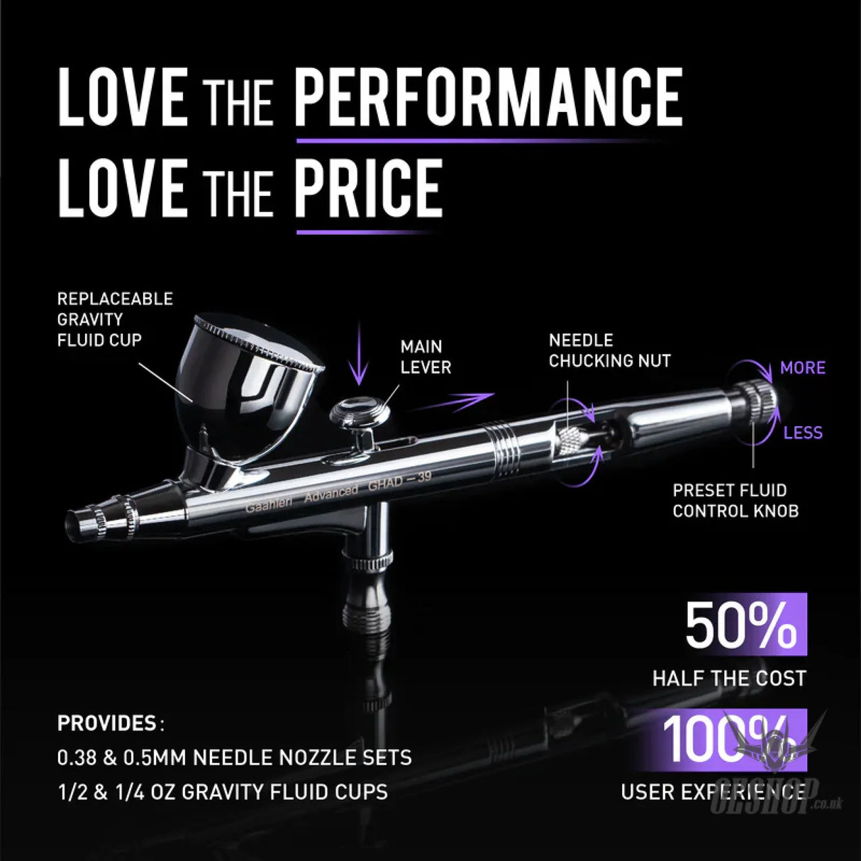 Gaahleri Advanced Series GHAD-39 Airbrush Airbrushes