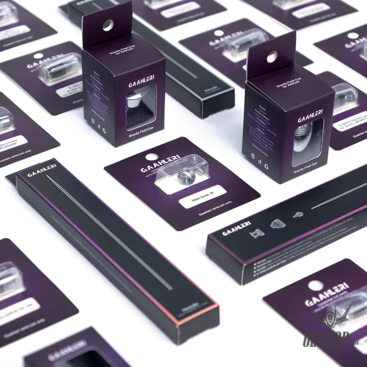 Gaahleri Airbrush Cup Smooth-Level Gravity Fluid Airbrush Cup Airbrush Accessories