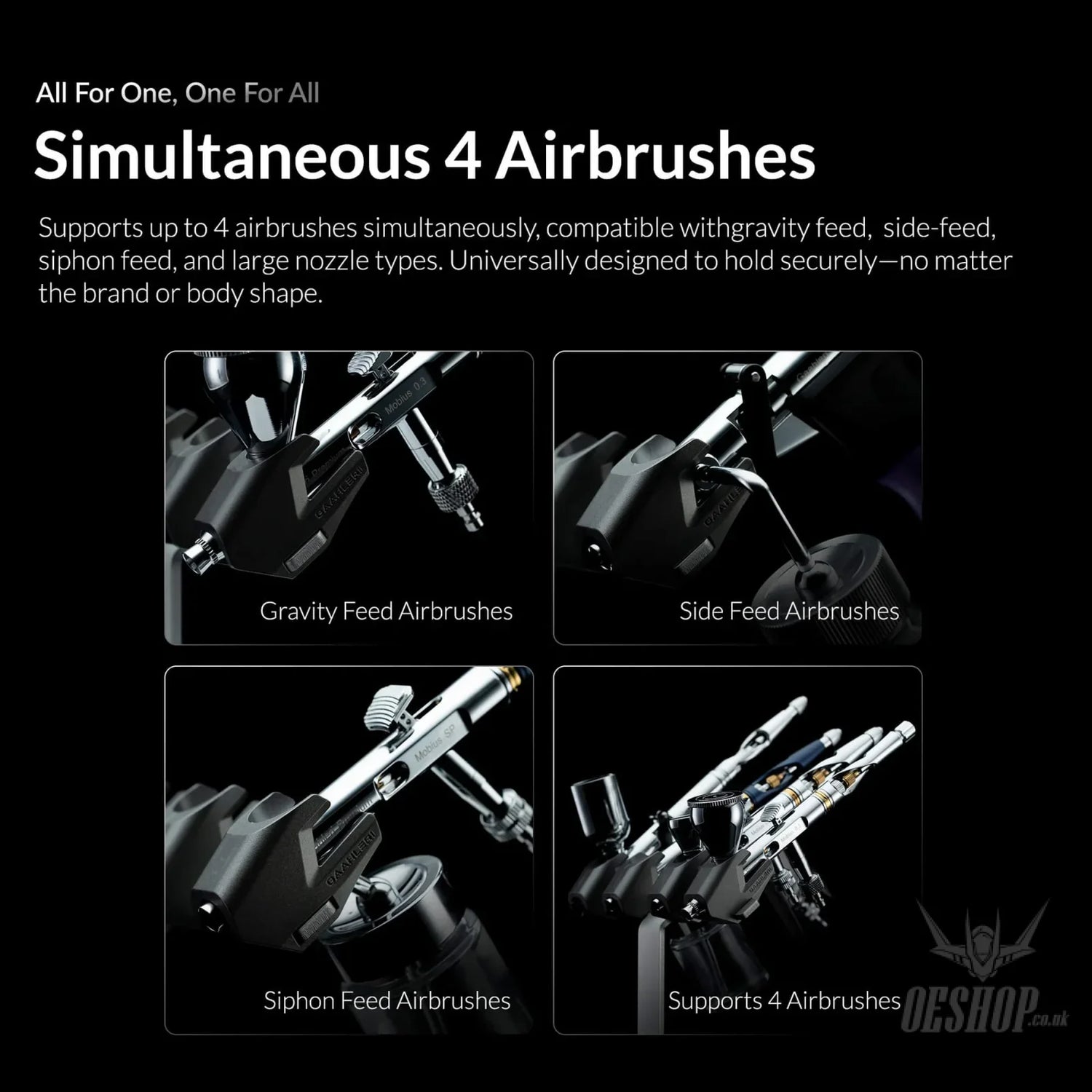 Gaahleri Element XIII Series AirClamp Airbrush Accessories