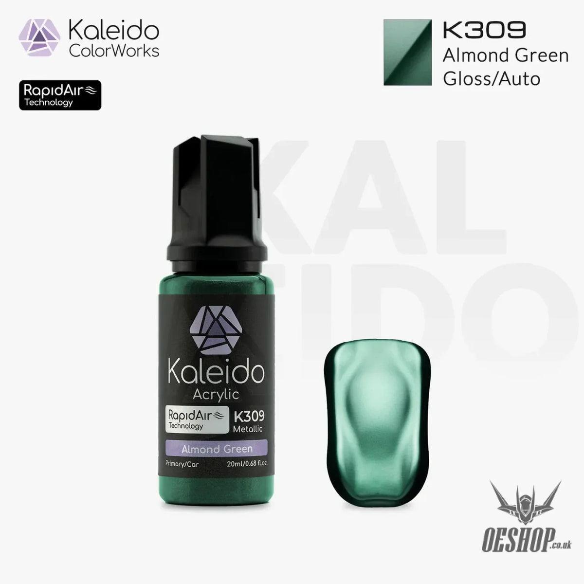 Gaahleri Kaleido ColorWorks Acrylic Paints - Auto Colours K309 Almond Green Painting Consumables