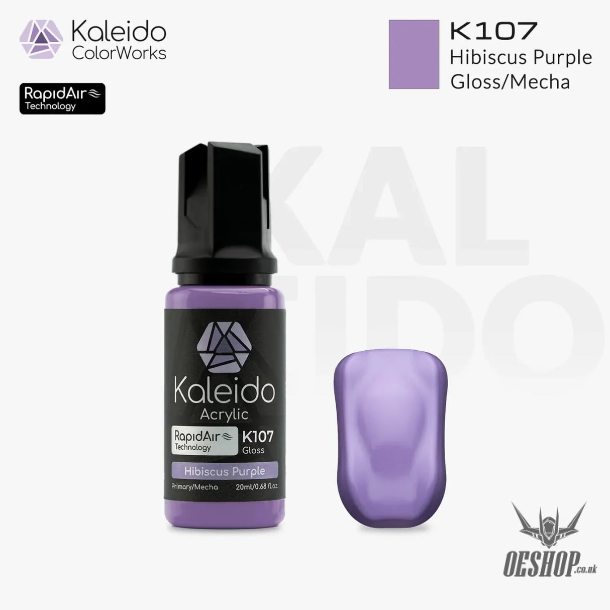 Gaahleri Kaleido ColorWorks Acrylic Paints - Mecha Colours K107 Hibiscus Purple Painting Consumables