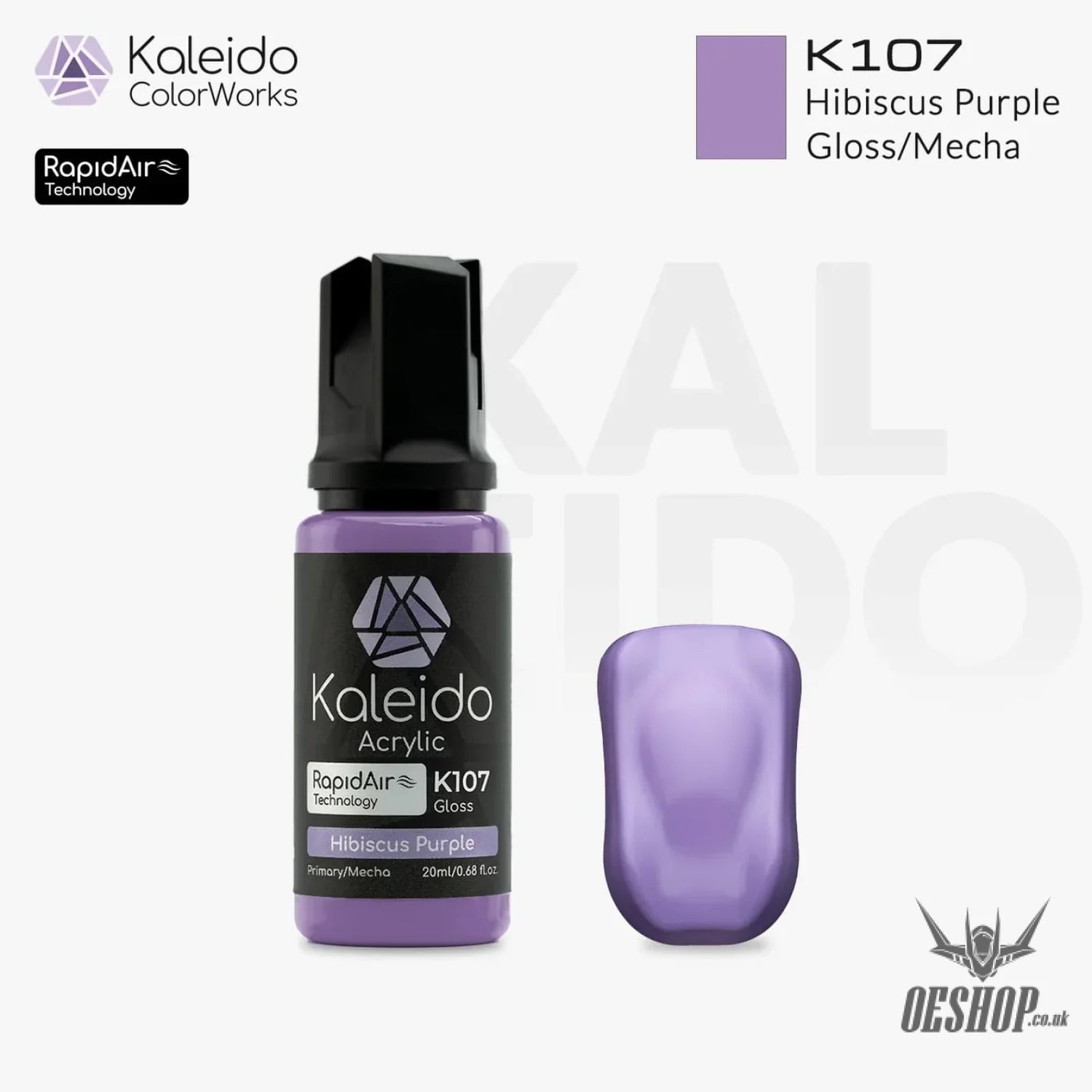 Gaahleri Kaleido ColorWorks Acrylic Paints - Mecha Colours K107 Hibiscus Purple Painting Consumables