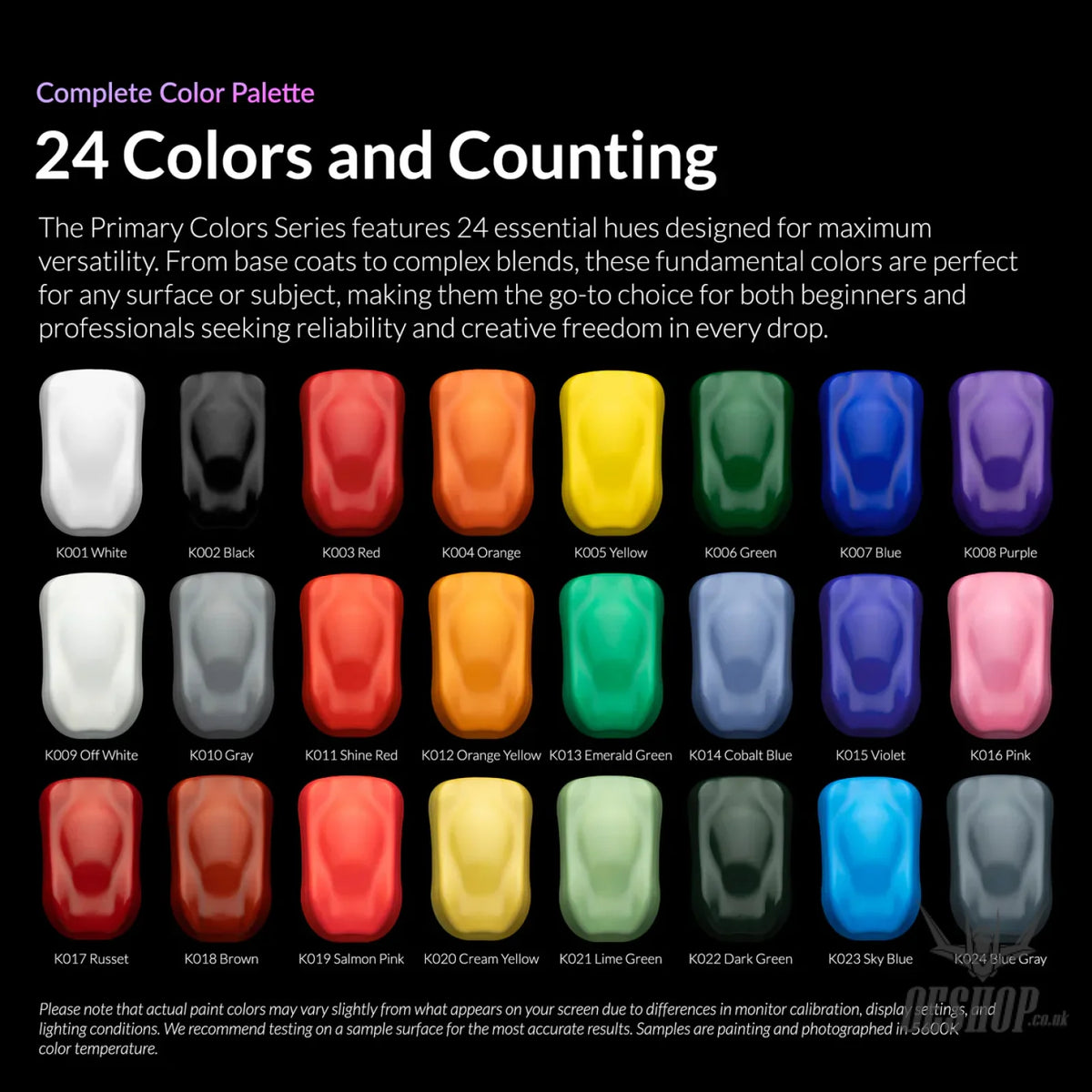 Gaahleri Kaleido ColorWorks Acrylic Paints - Primary Colors Painting Consumables