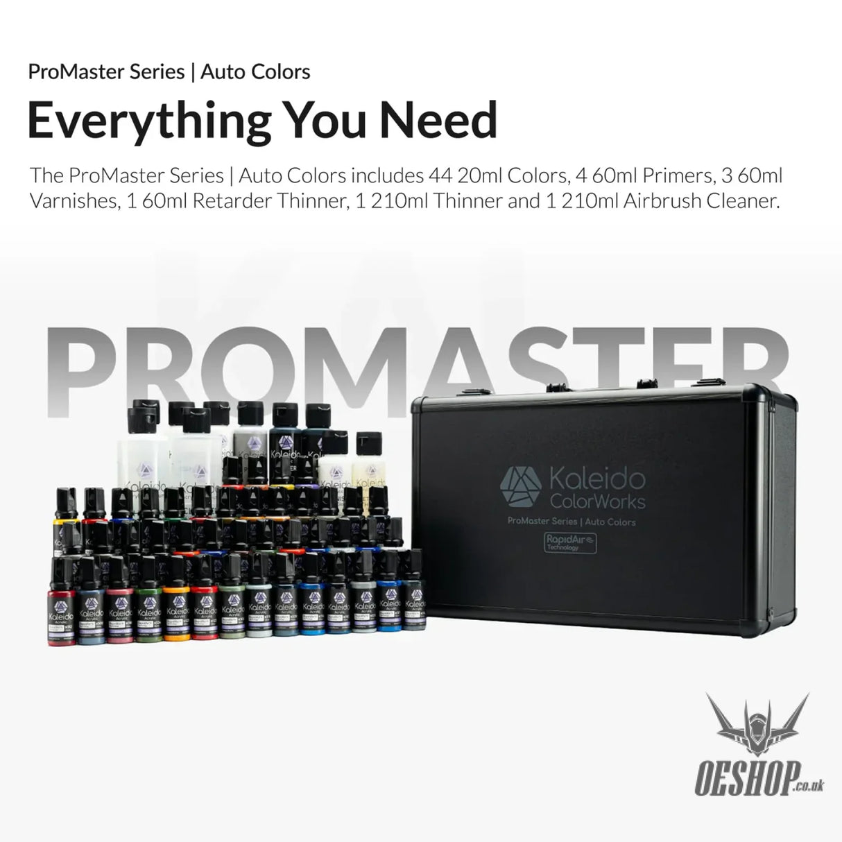 Gaahleri Kaleido ColorWorks ProMaster Series Auto Colors Set - Painting Consumables