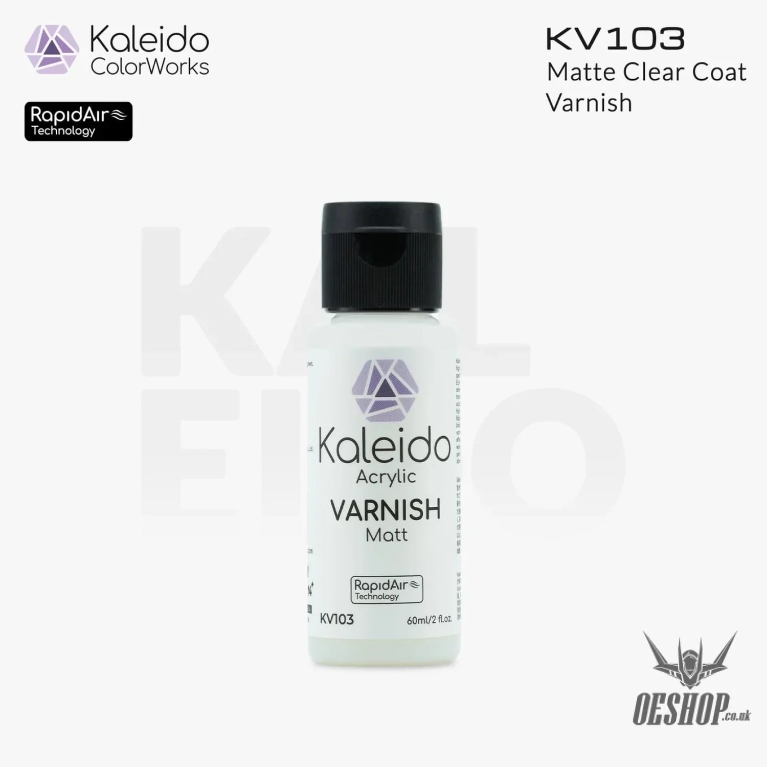 Gaahleri Kaleido ColorWorks - Varnishes KV103 Matte Clear Coat 60ml Painting Consumables