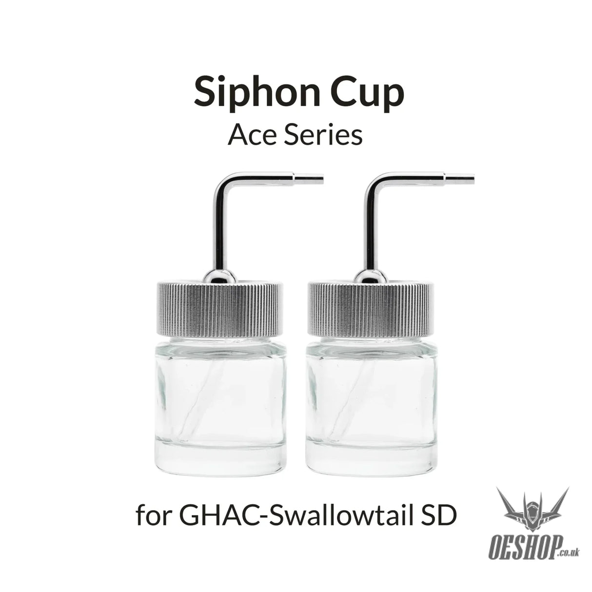 Gaahleri Metal-Capped Airbrush Siphon Cup for Swallowtail SD 1oz / 30ml (Copy) Airbrush Accessories