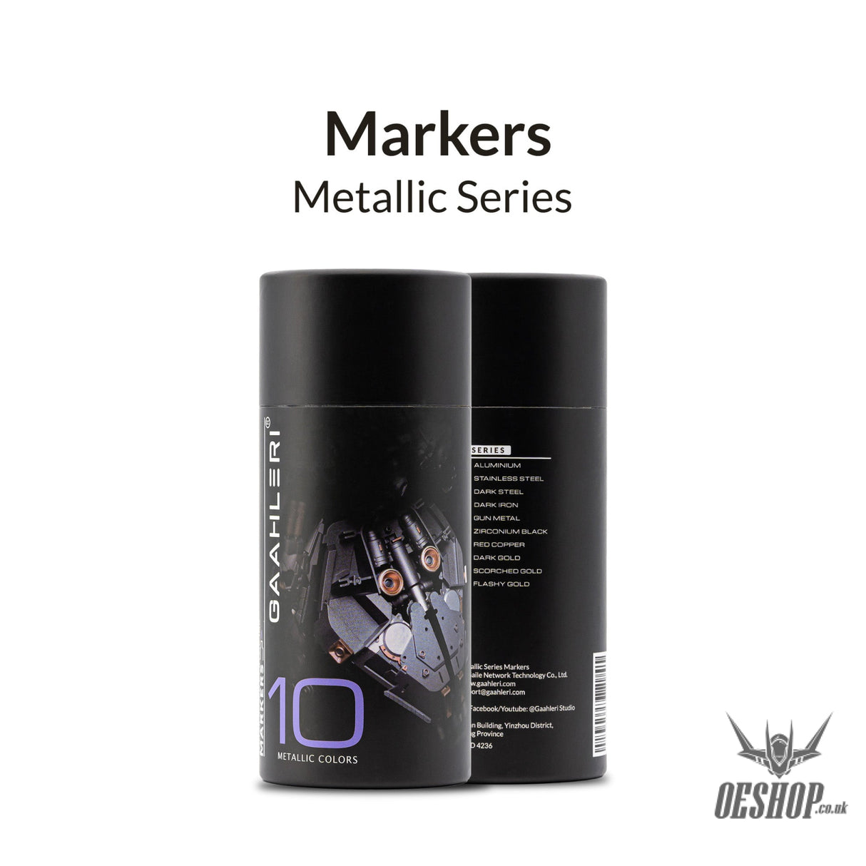 Gaahleri Metallic Series Marker Set of 10 Colours Markers