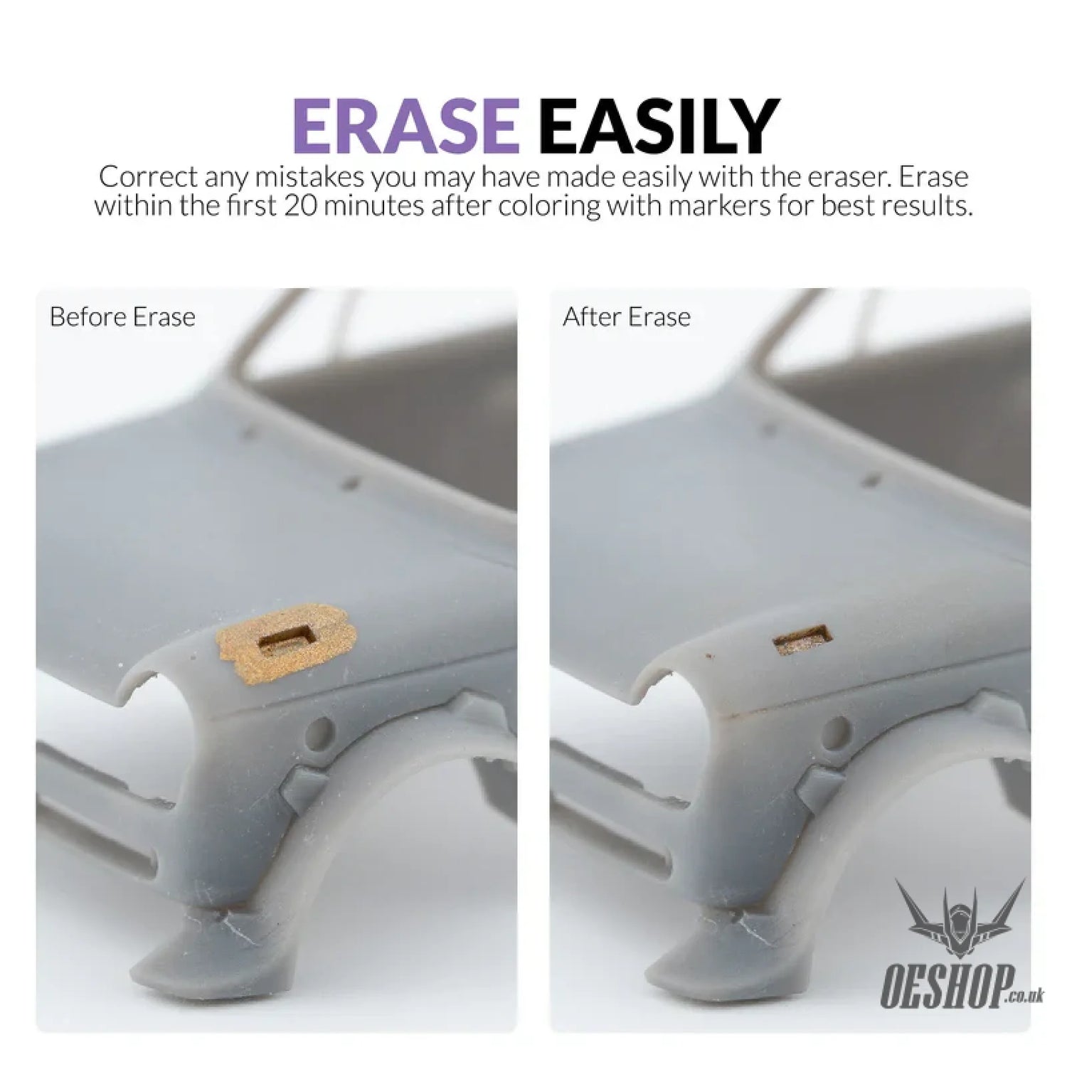 Gaahleri Metallic Series Markers x2 Eraser Markers