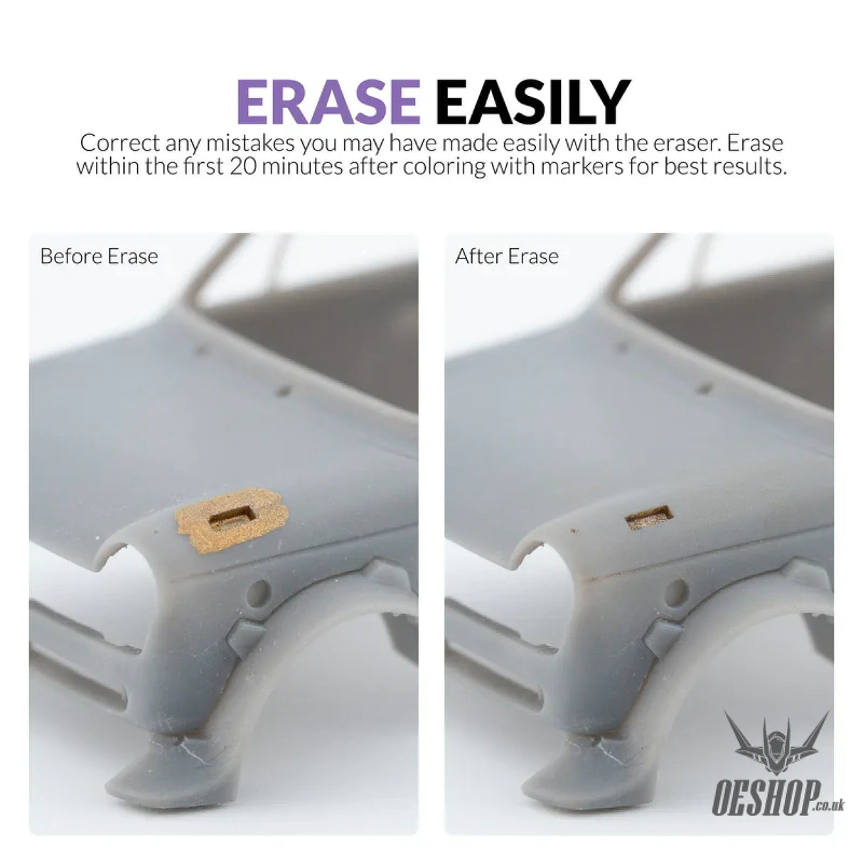 Gaahleri Metallic Series Markers x2 Eraser Markers