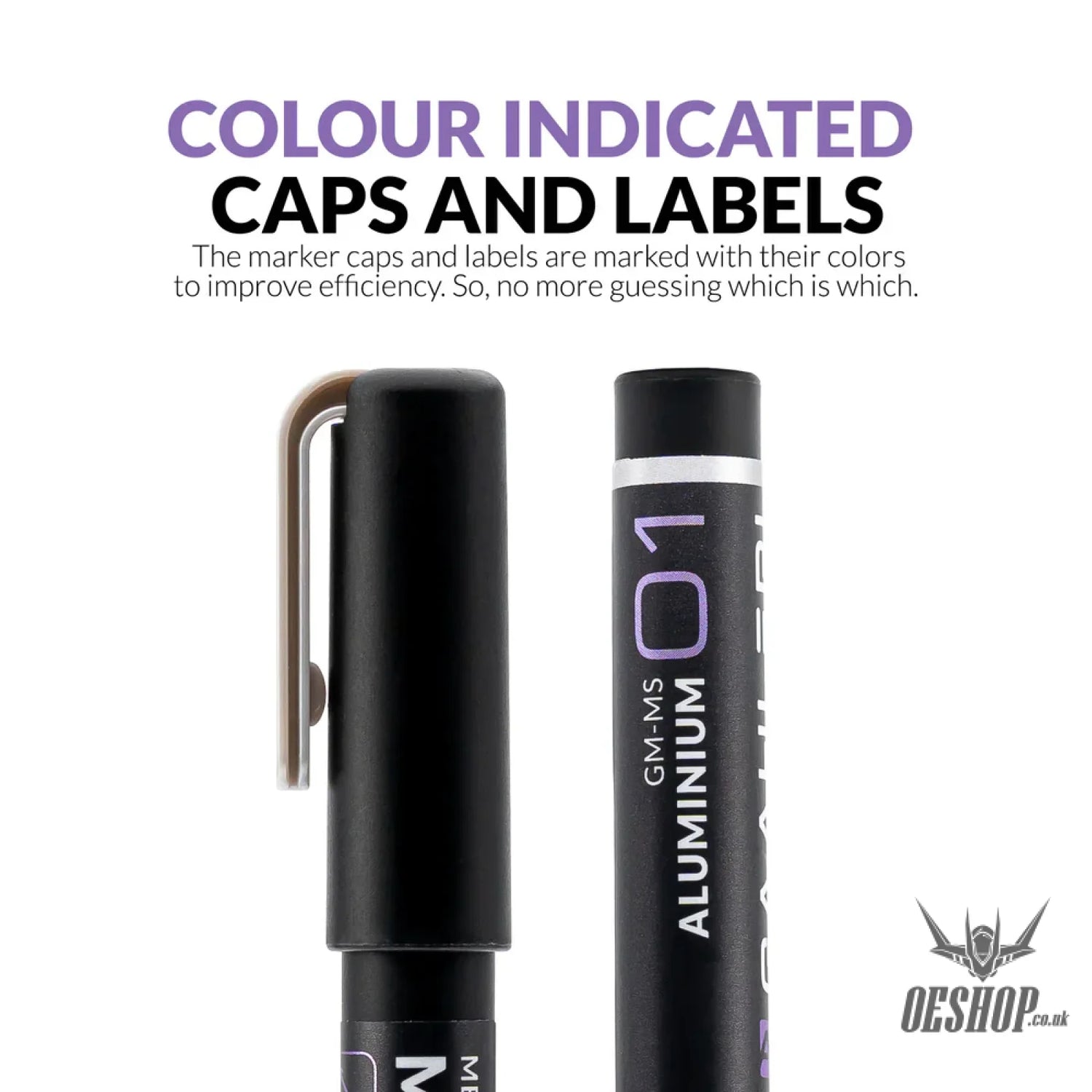 Gaahleri Metallic Series Markers x2 Aluminium Markers