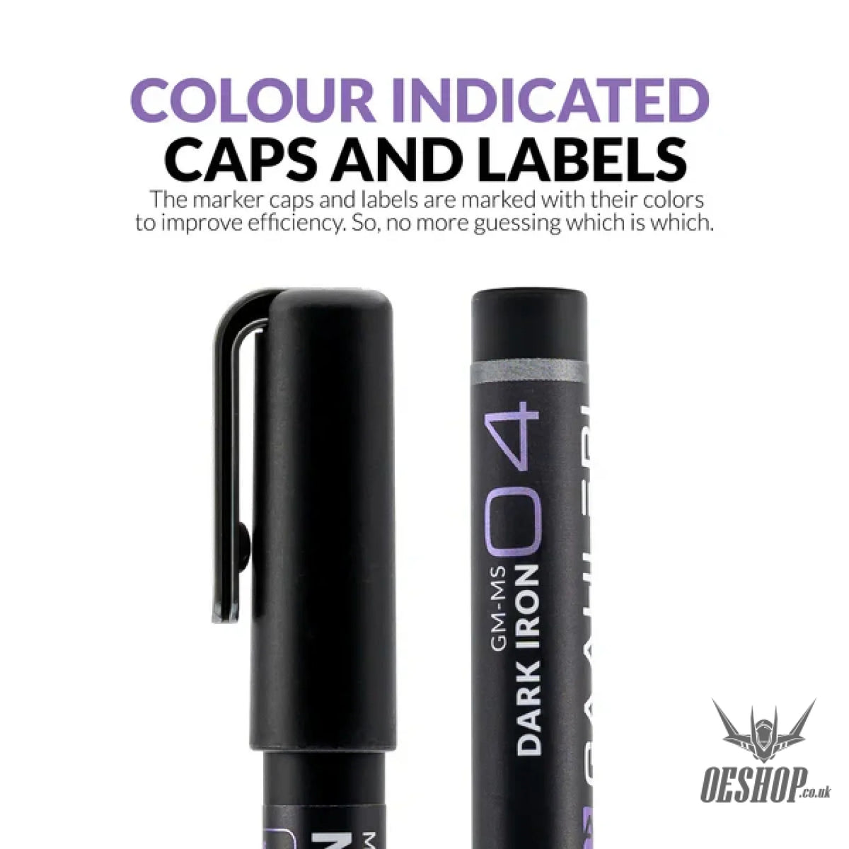 Gaahleri Metallic Series Markers x2 Dark Iron Markers