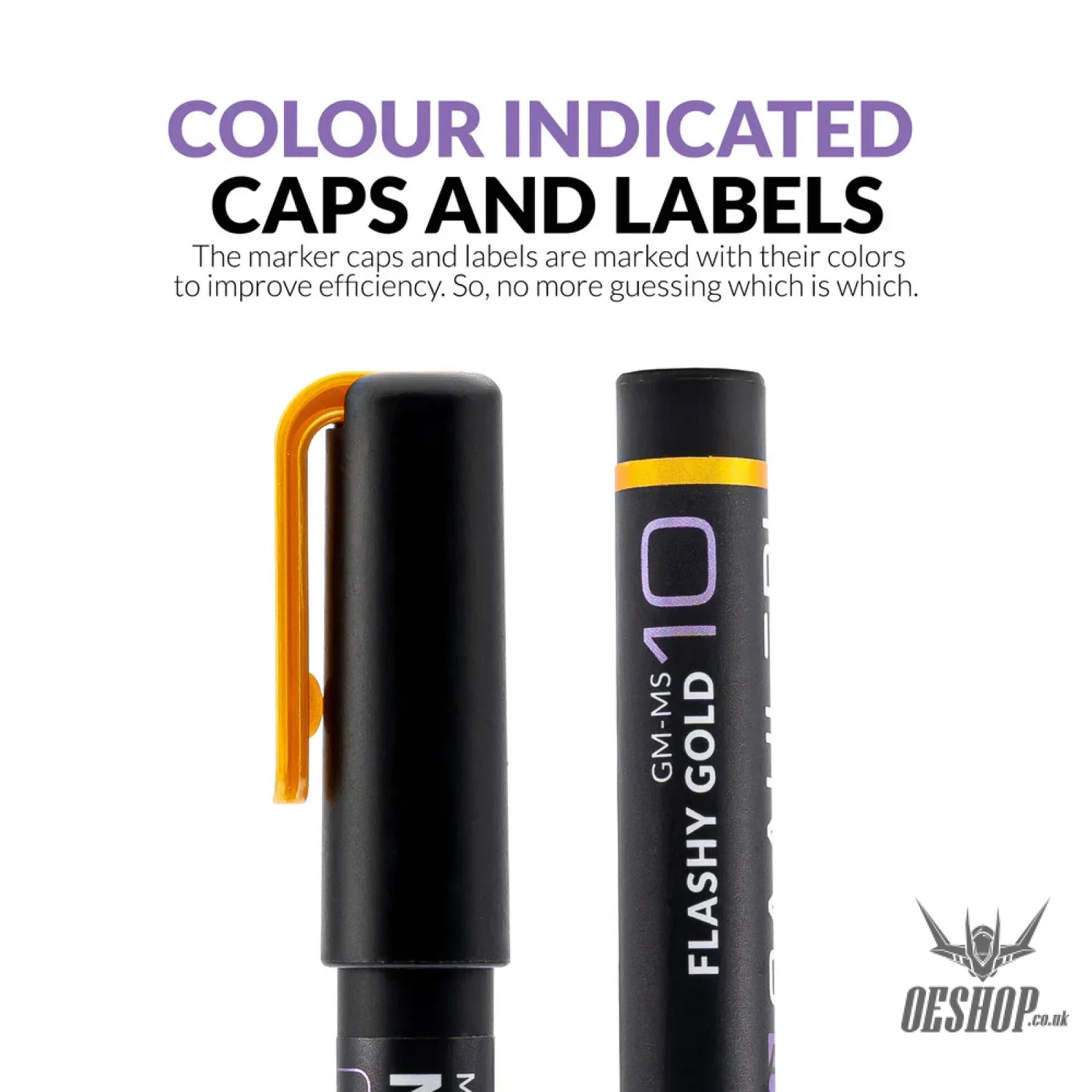 Gaahleri Metallic Series Markers x2 Flashy Gold Markers