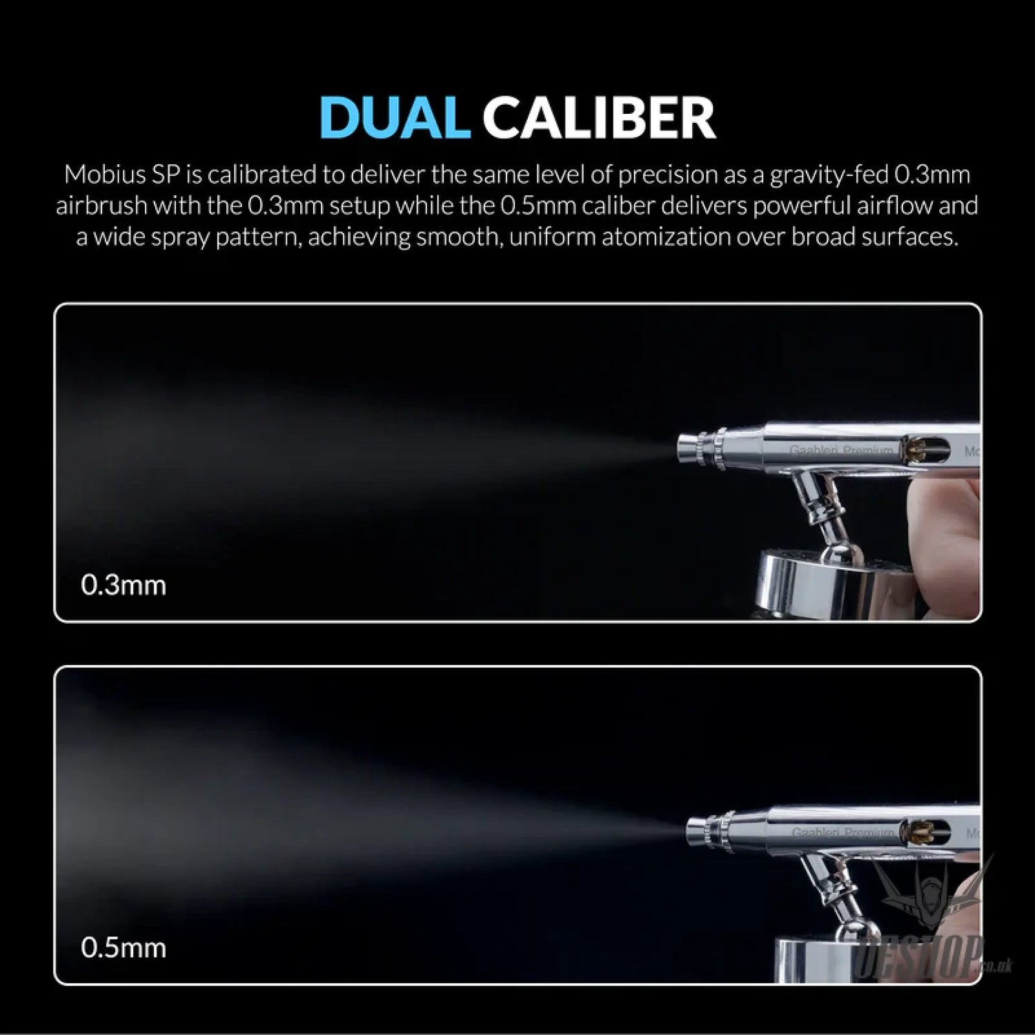 Gaahleri Premium Series GHPM-Mobius SP 0.3 & 0.5mm Airbrushes