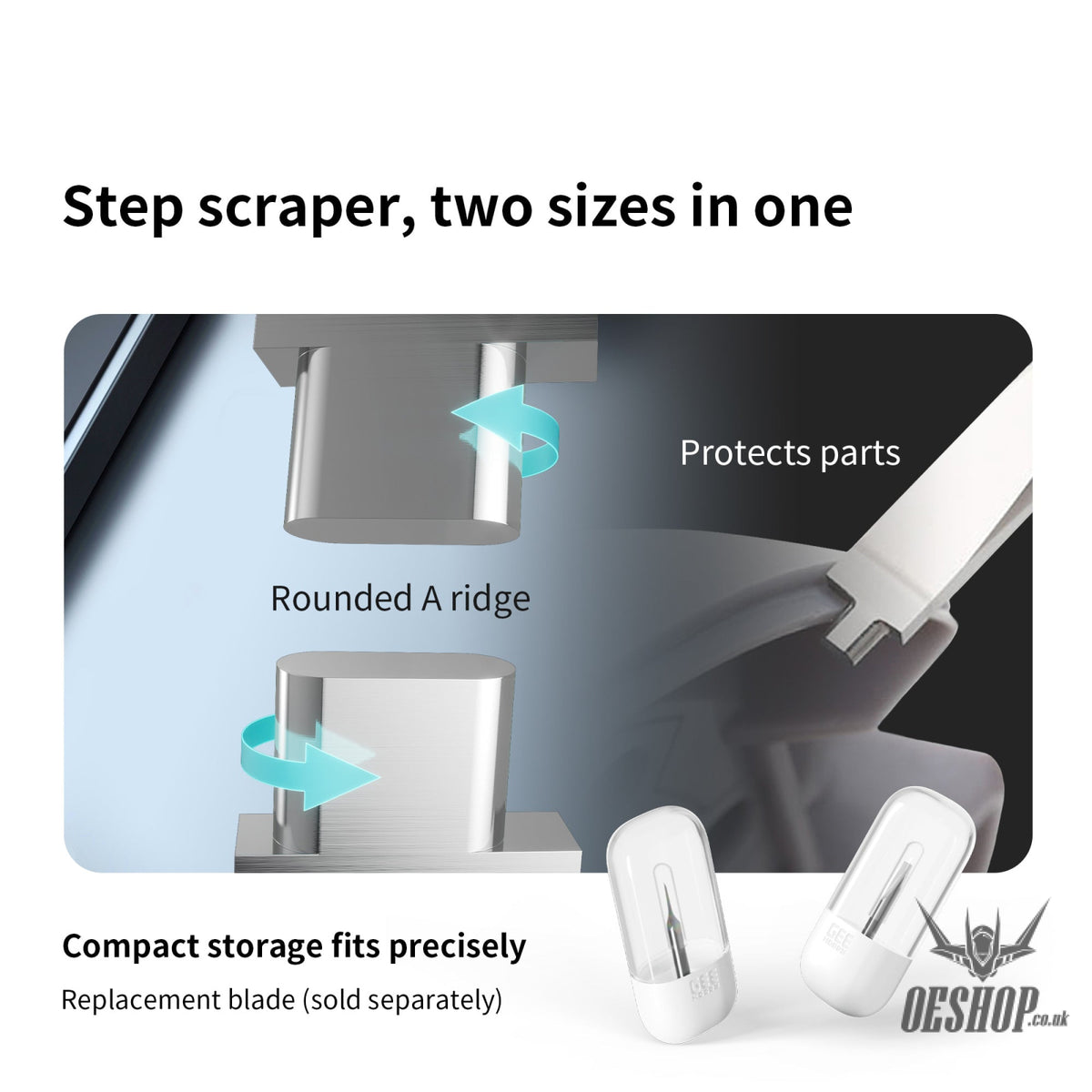 GEEHobby G-AXIS Push Broach / G-NANO Edge Scraper - Craft Knives