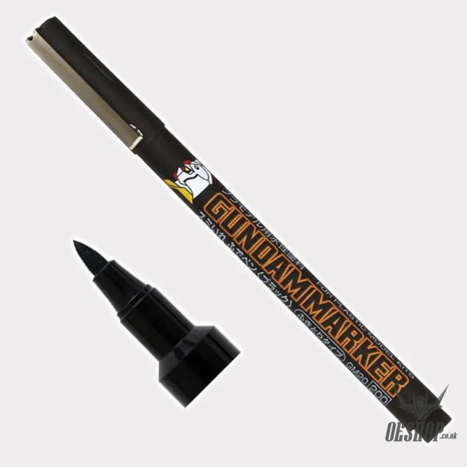 GSI Mr.Hobby GM20 Gundam Marker BLACK Sumi-Ire Brush Pen (Renewal) Markers