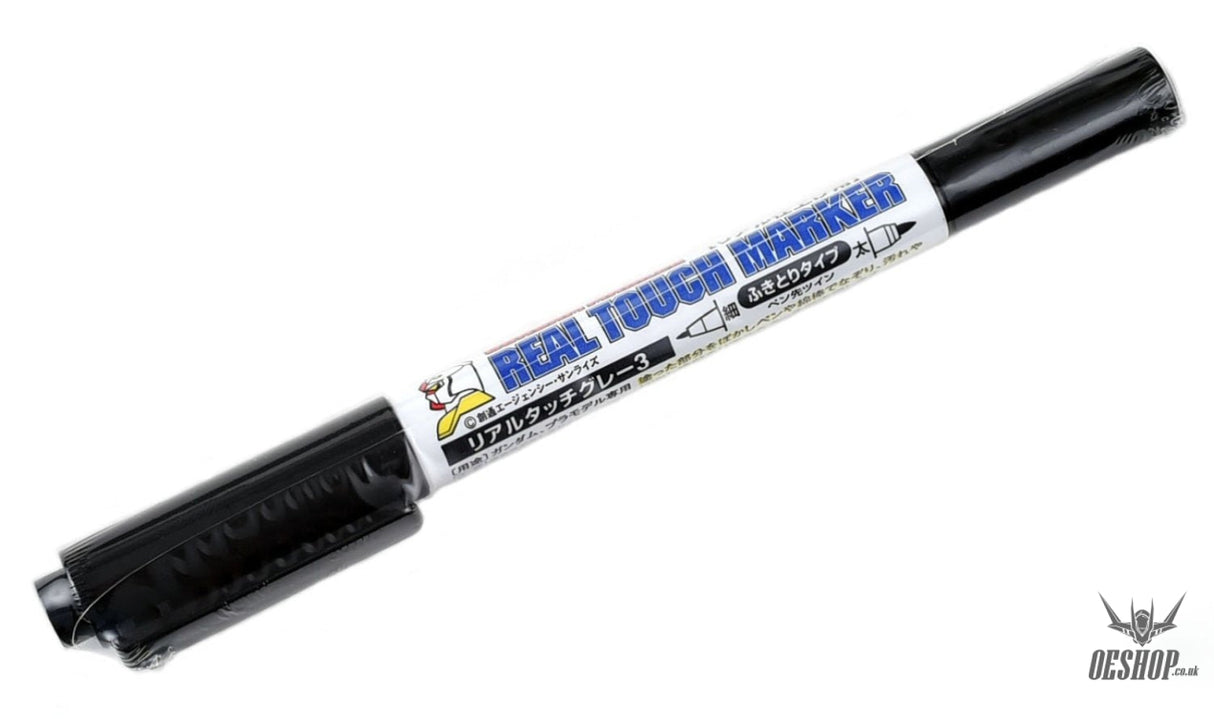 GSI Mr.Hobby GM406 Gundam Marker Real Touch Gray 3(Renewal) Markers