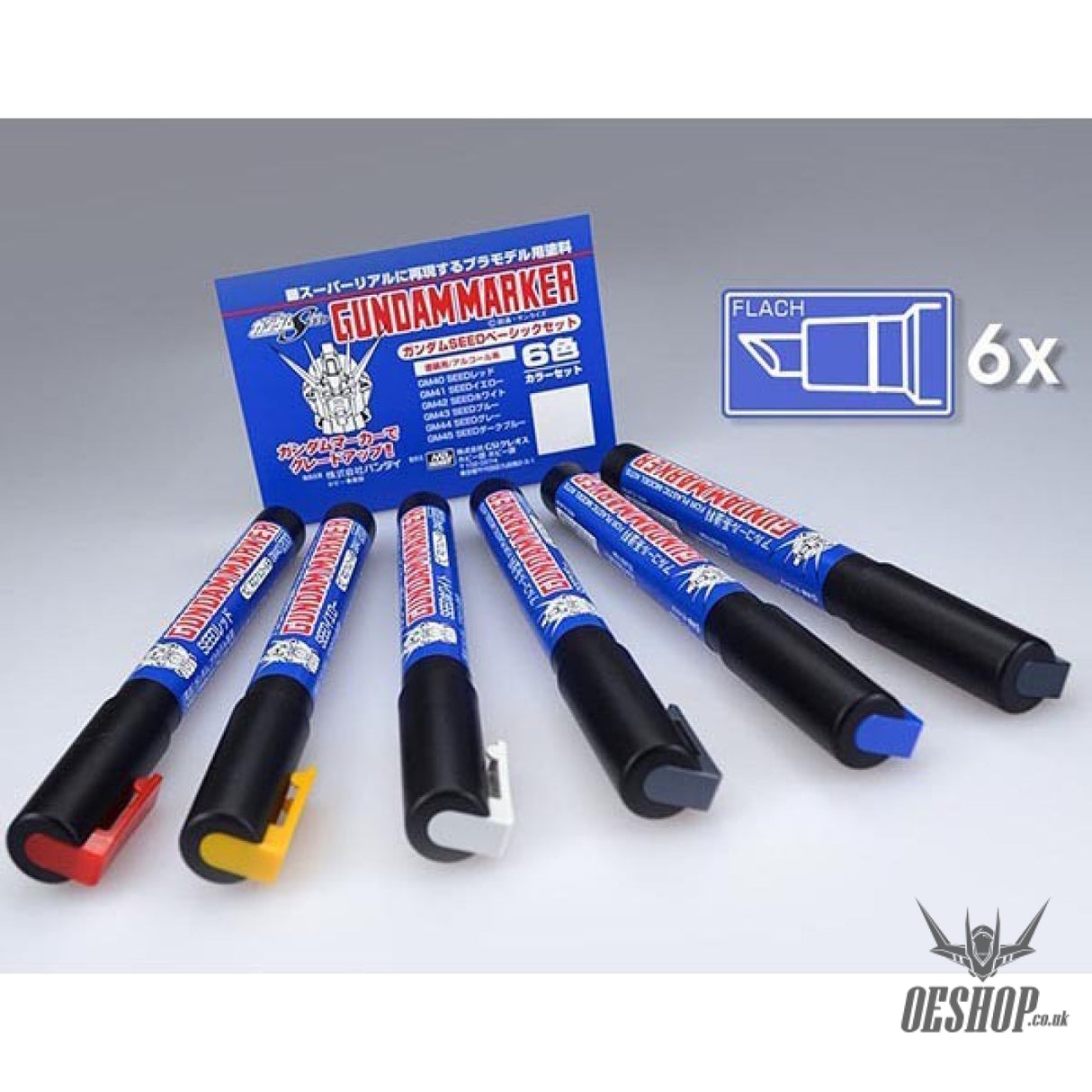 GSI Mr.Hobby GMS109 Gundam Marker SEED Basic Set (6 Piece) GSI Creos Mr. Hobby 16.98 OEShop