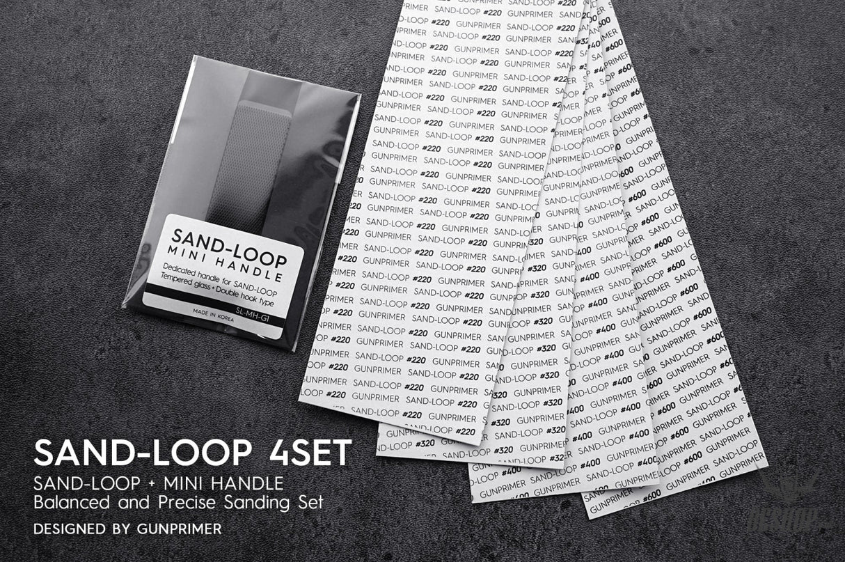 Gunprimer Sand-Loop 4 Set SL-4S Sanding Tools
