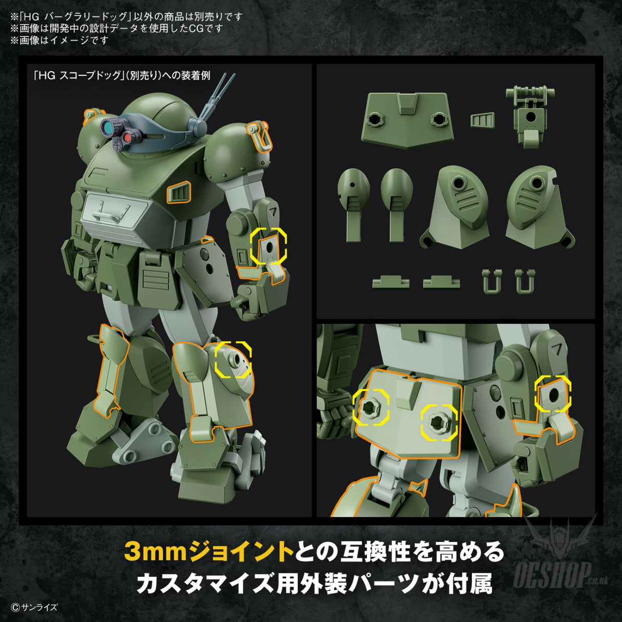 HG Burglarydog (Votoms) Scale Model Kits