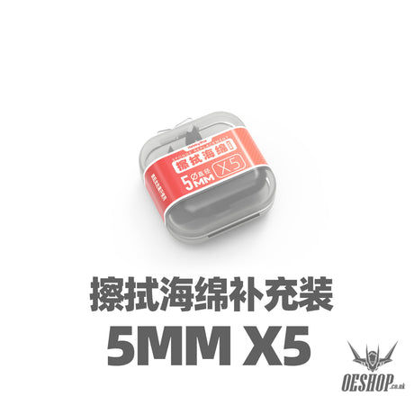 HobbyMio Clean Sponge Swab 5MM Refill Painting Consumables