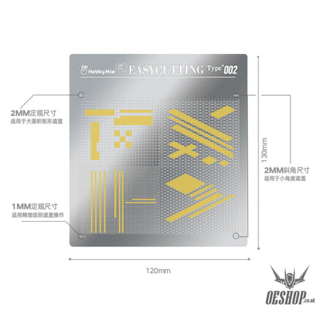 Hobbymio Easycutting Masking Tape Cutting Board For Modeling Type 002