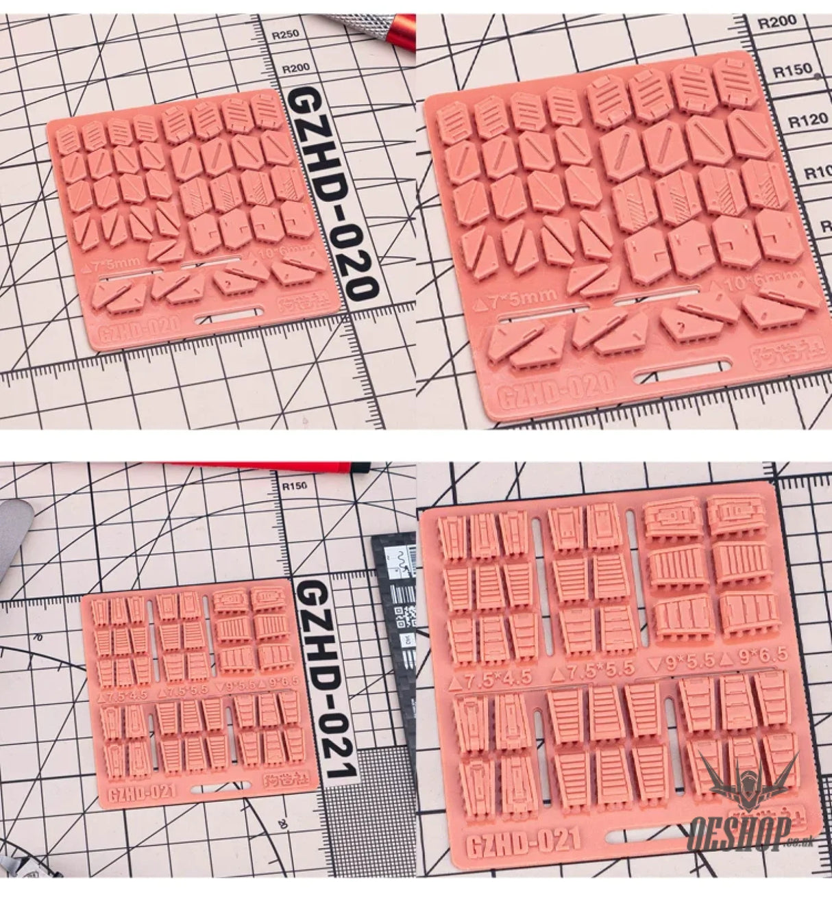 HobbyMio GZ Studio HD Series High-Definition Detail-Up 3D Print Model Kits Parts - Model Kits Accessories