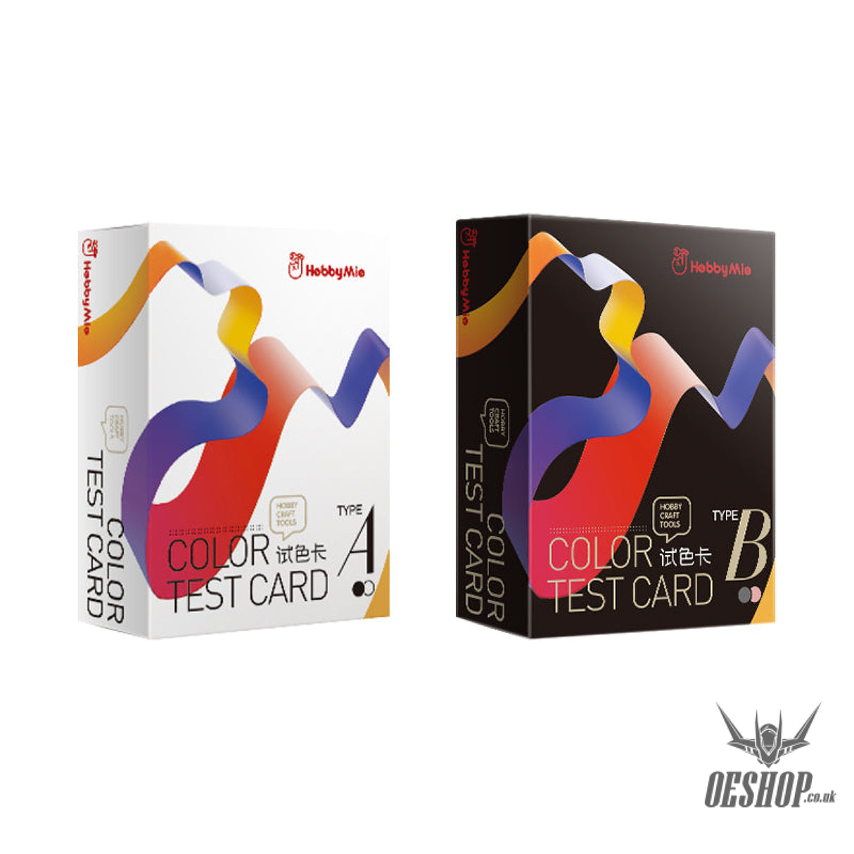 Hobbymio Model Paint Colour Test Card