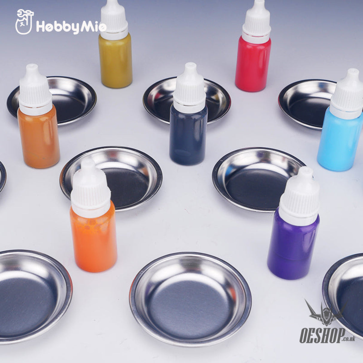 Hobbymio Model Paint Tray 10Pcs Paint Tools
