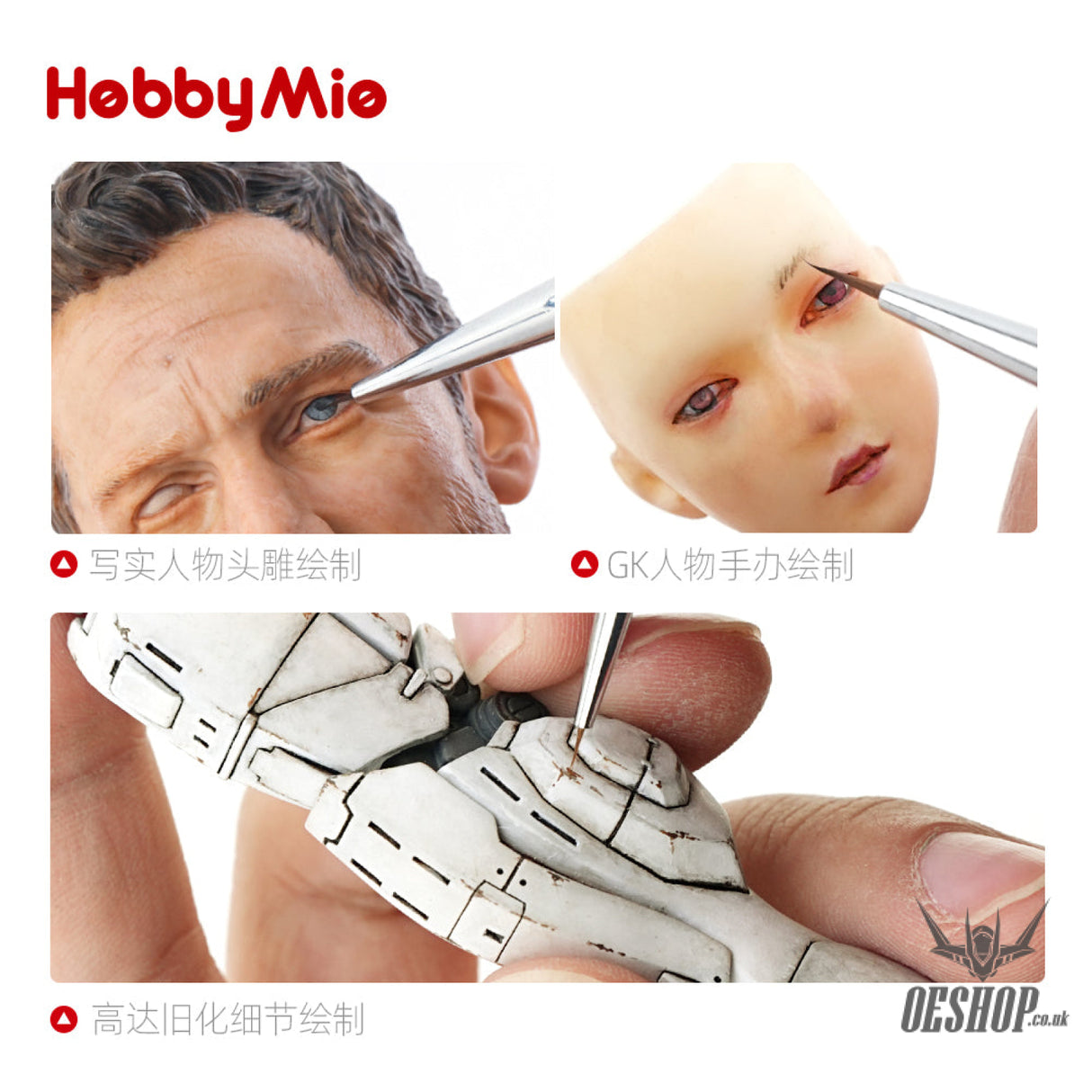 HobbyMio Modeling Brush Pro Pointed Brush Brush