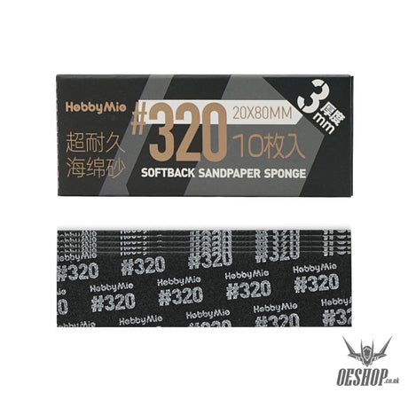 HobbyMio Softback Sandpaper Sponge 3MM #320