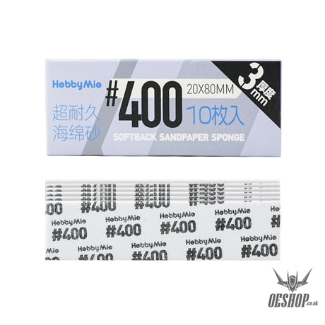 HobbyMio Softback Sandpaper Sponge 3MM #400