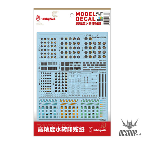 Hobbymio Vol.09 Model Decals Panel Lining Effect With Uv Options Vol.09/001 (Uv)