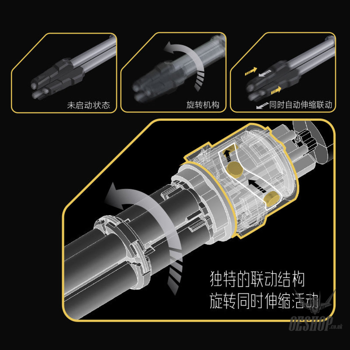 Hobbymio Wk-01/Pro General Mecha Weapon Kit Parts Twin Gatling Gun For Gundam Model Kits Scale