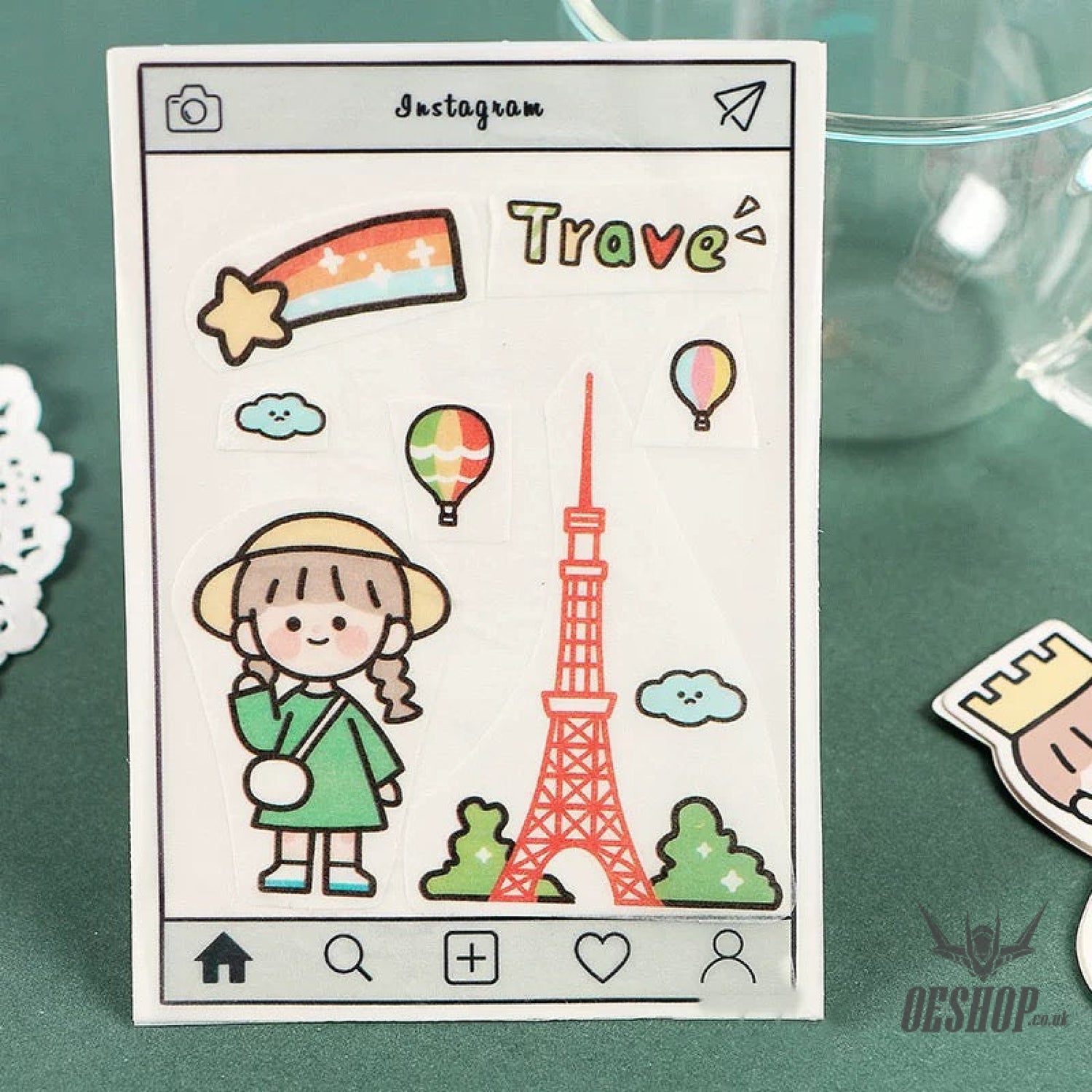Infeel.Me A Beautiful Day Stickers (40 pieces) Sticker