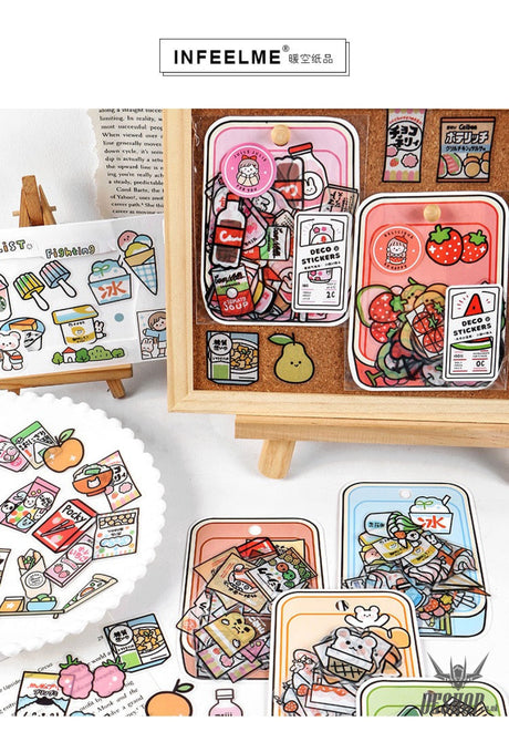 Infeel.Me Share the deliciousness with you Stickers (40 pieces) Sticker