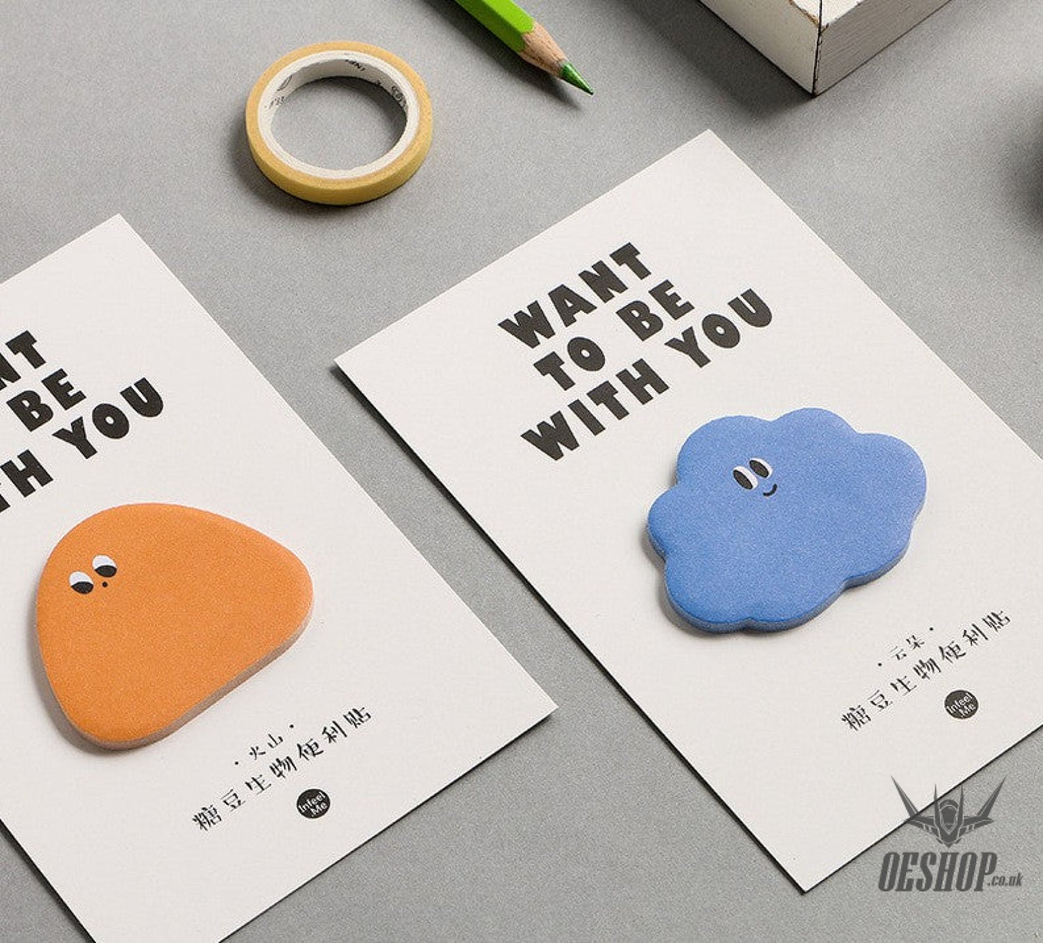 Infeel.Me Sticky Notes Jelly Beans Biological Series Set Of 6 OEShop 5.99 OEShop