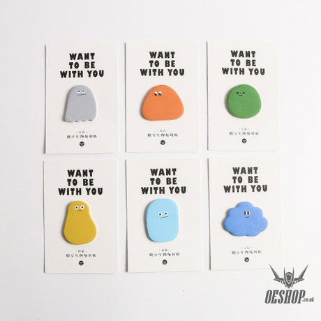 Infeel.Me Sticky Notes Jelly Beans Biological Series Set Of 6 OEShop 5.99 OEShop