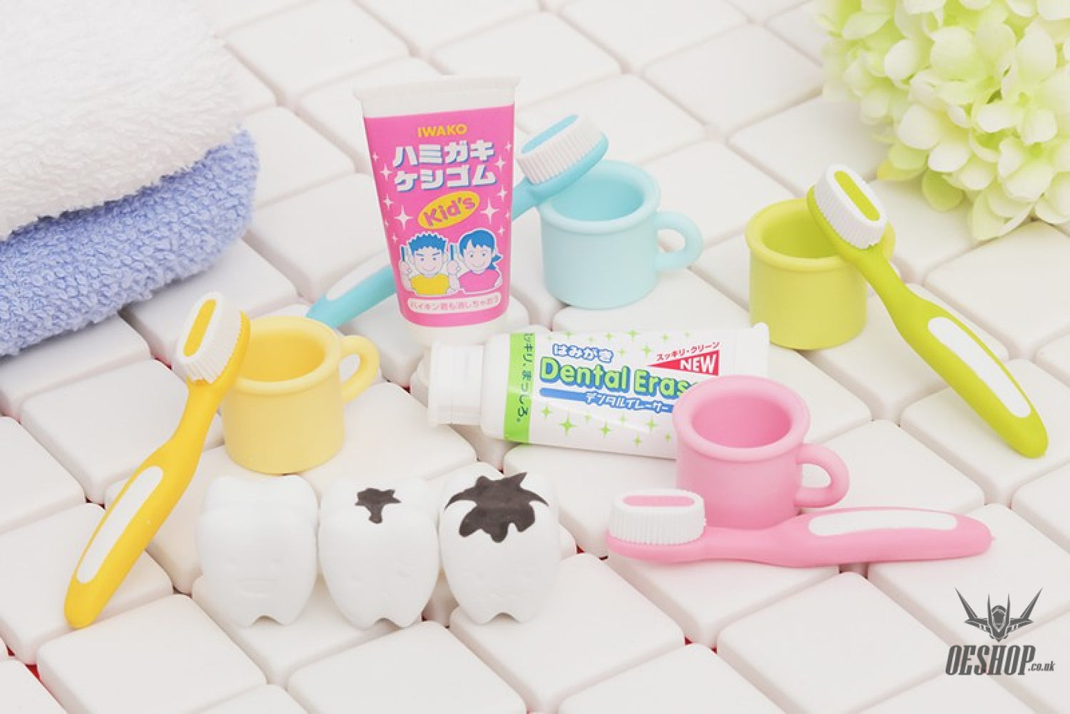 IWAKO Erasers Toothpaste Assort Single Erasaer Iwako 0.99 OEShop