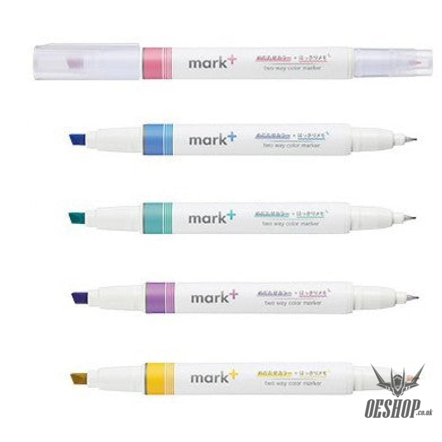 KOKUYO Mark+ 2 Way Highlighter 5-colour set PM-MT200-5S KOKUYO 9.99 OEShop