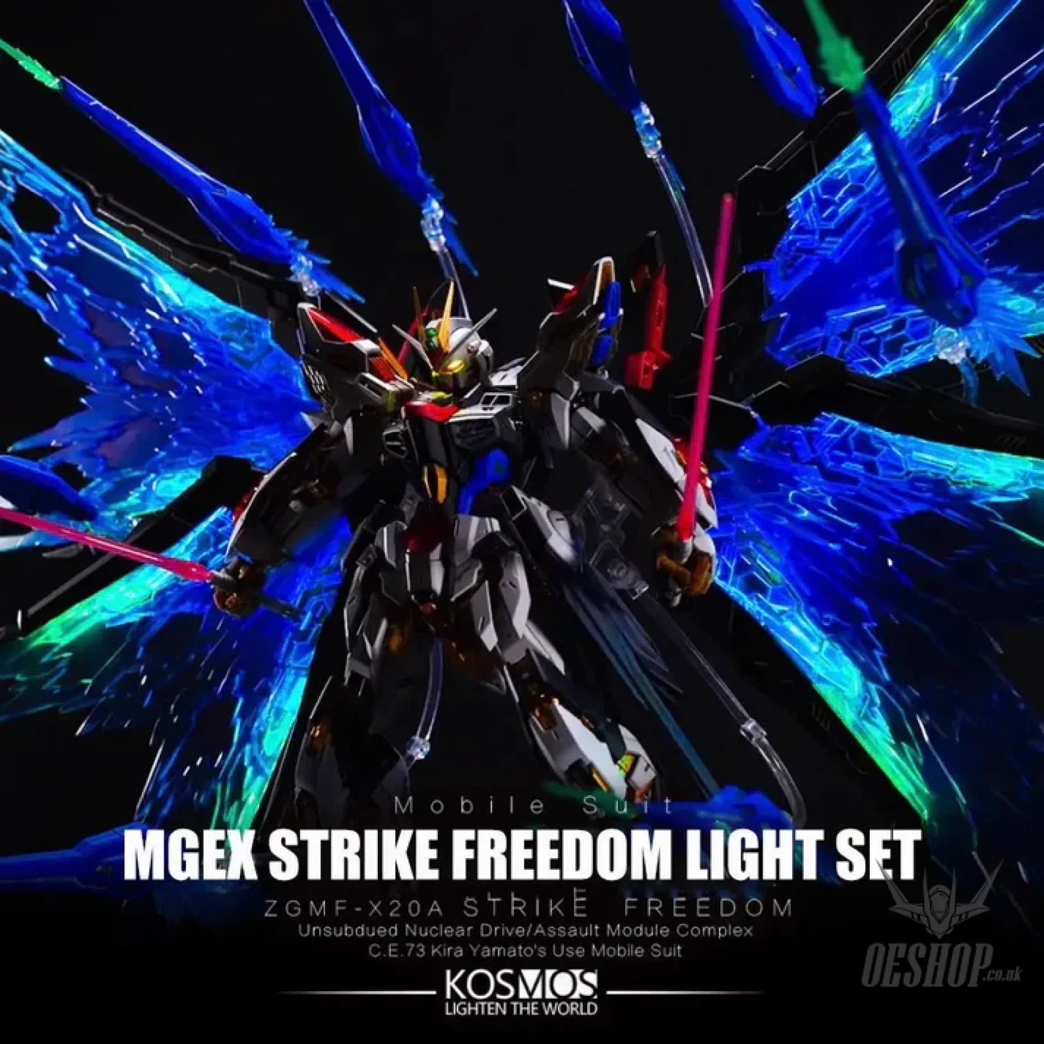 KOSMOS MGEX Strike Freedom LED Kit MGEX Model Lighting System Model Kits Accessories