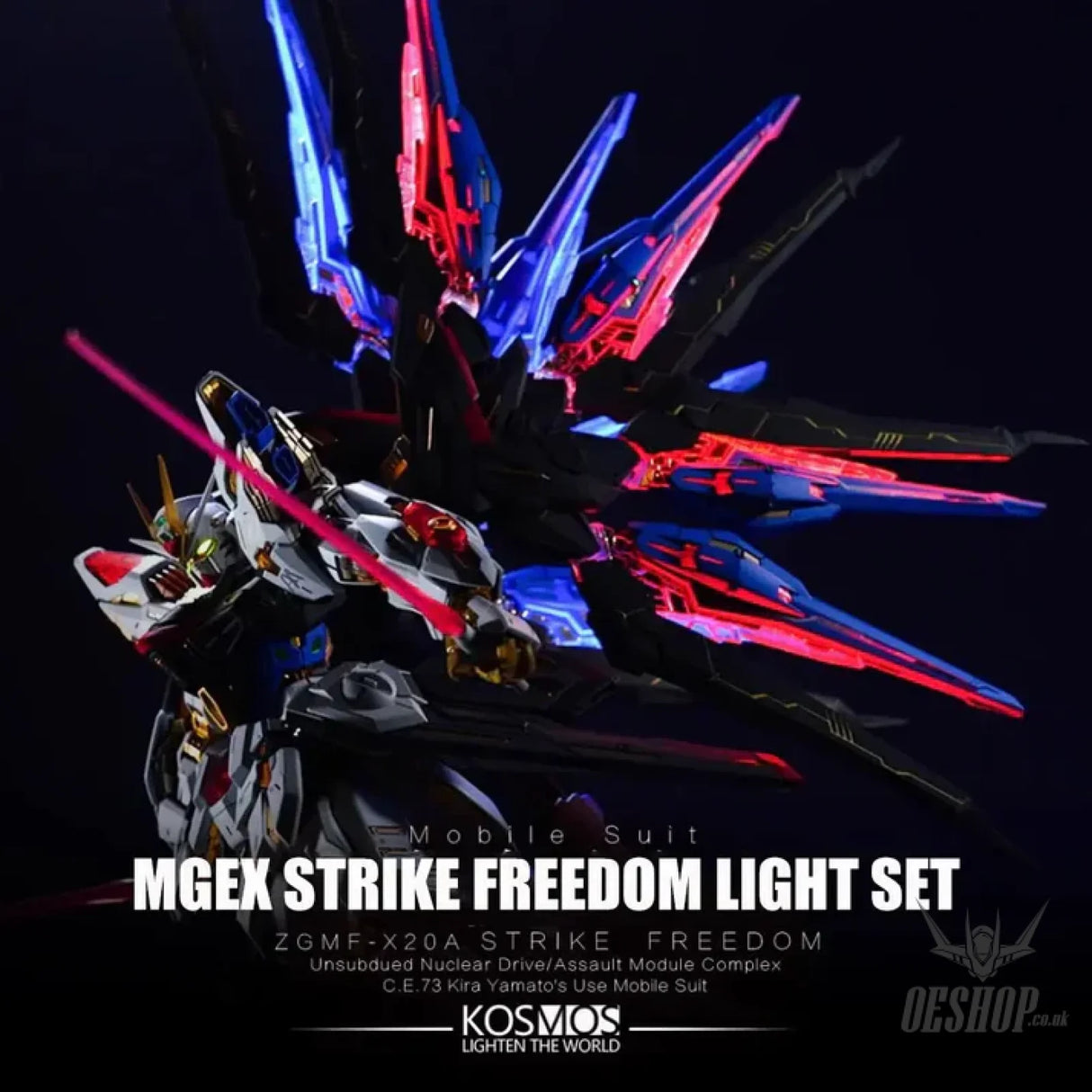 KOSMOS MGEX Strike Freedom LED Kit MGEX Model Lighting System Model Kits Accessories