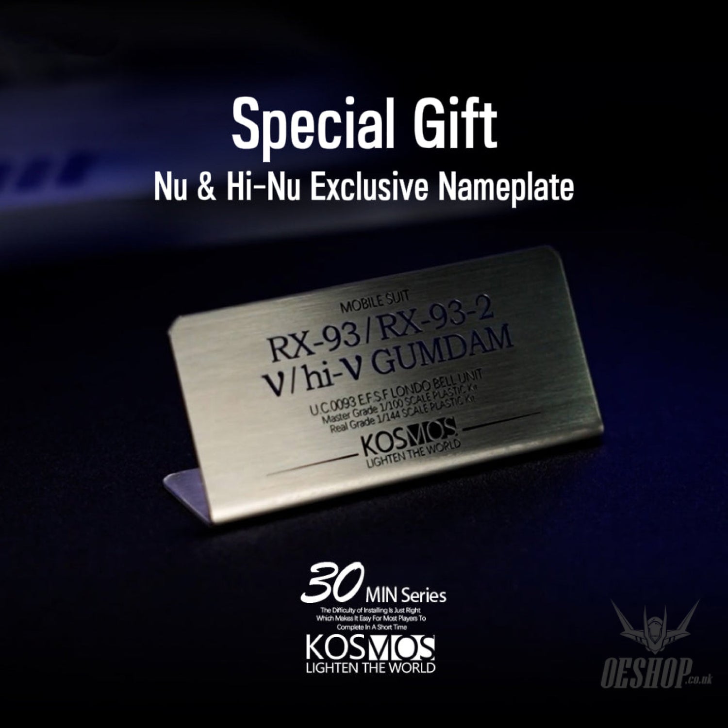 KOSMOS LED Unit For RG 1/144 RX-93 Nu / Hi-V Gundam Floating Gun Model Kits Accessories