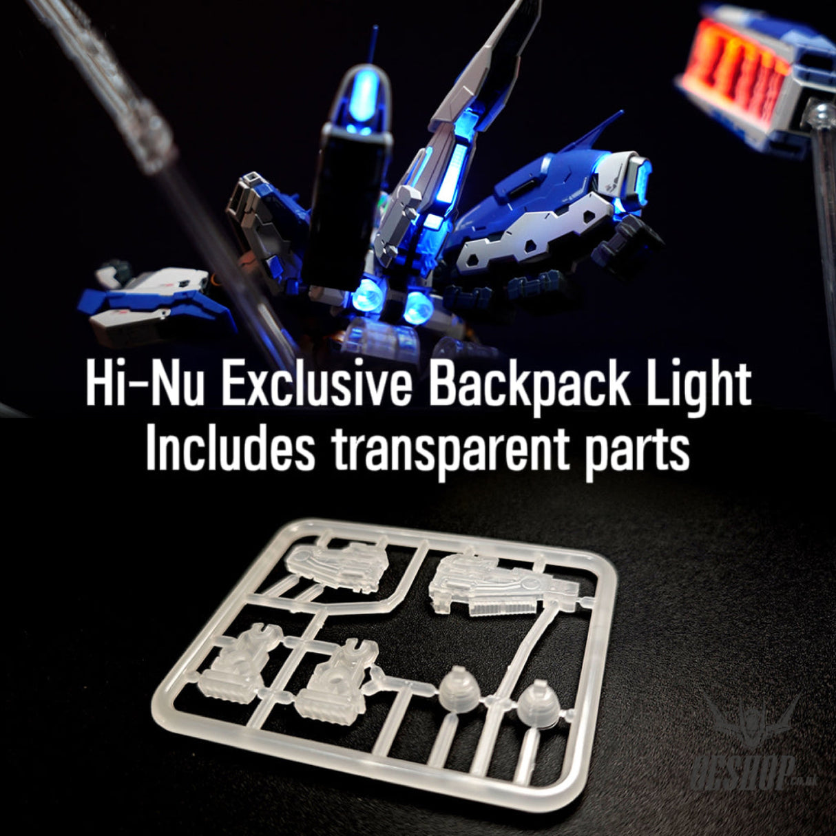 KOSMOS LED Unit For RG 1/144 RX-93 Nu / Hi-V Gundam Floating Gun Model Kits Accessories