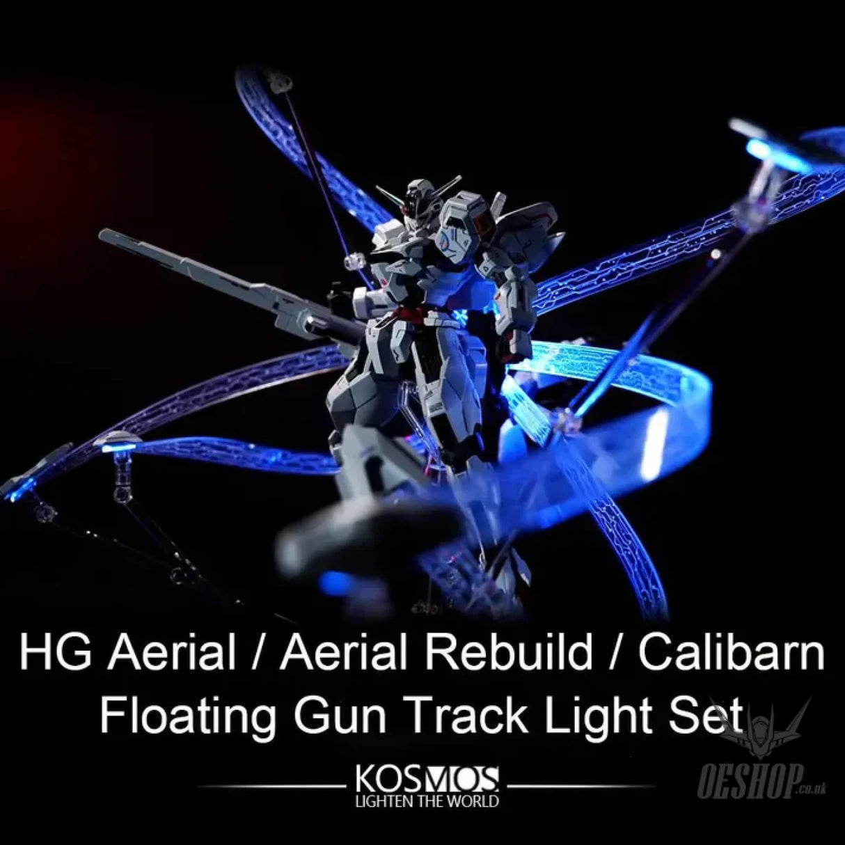 KOSMOS LED Unit HG Aerial / Aerial Rebuild / Calibarn Floating Gun Track Light Set Model Kits Accessories