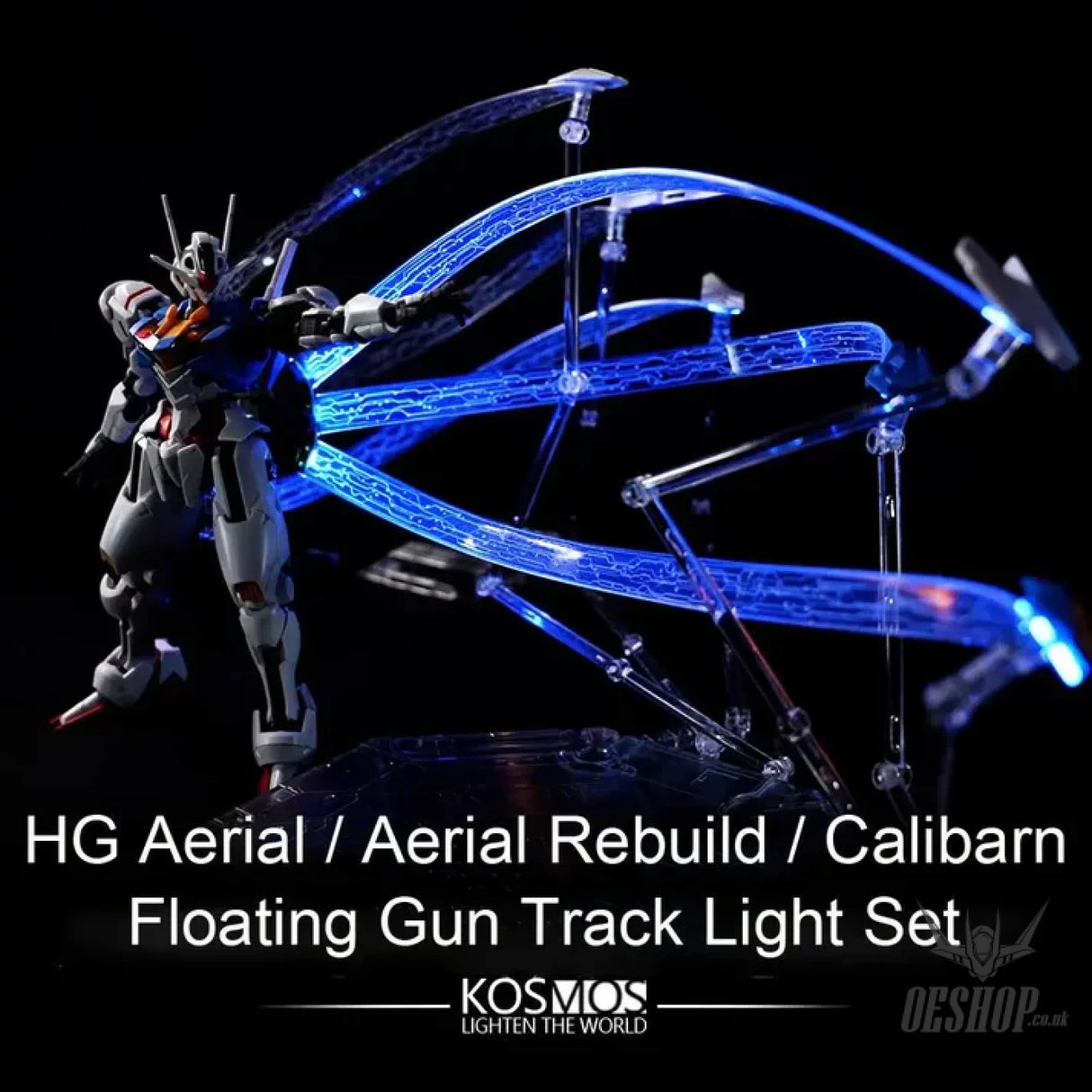 KOSMOS LED Unit HG Aerial / Aerial Rebuild / Calibarn Floating Gun Track Light Set Model Kits Accessories