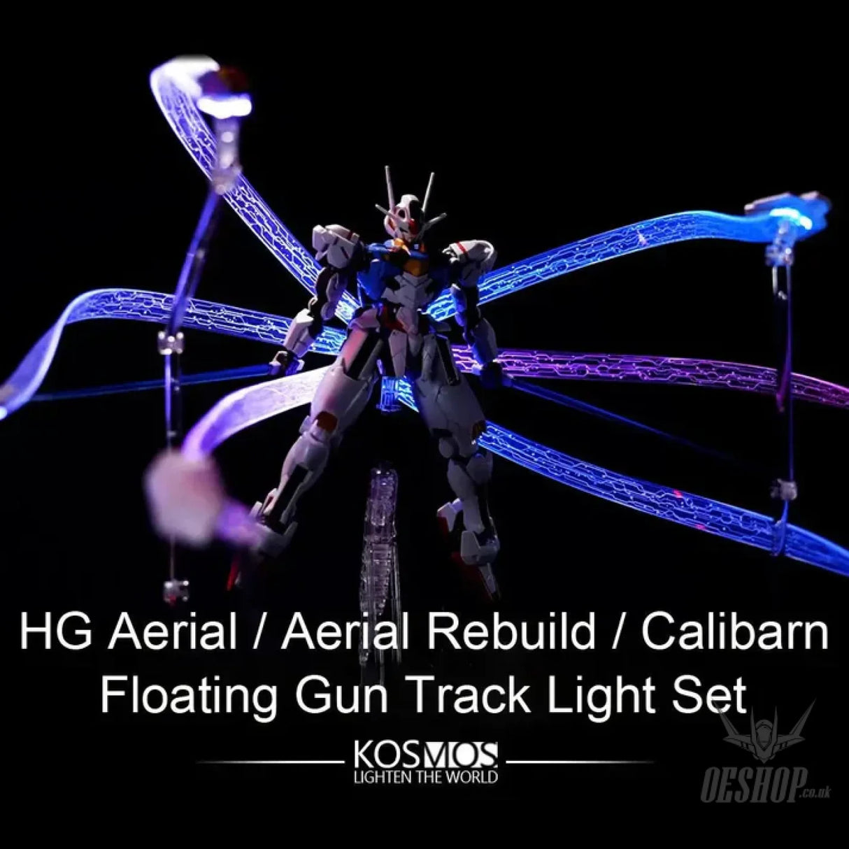 KOSMOS LED Unit HG Aerial / Aerial Rebuild / Calibarn Floating Gun Track Light Set Model Kits Accessories