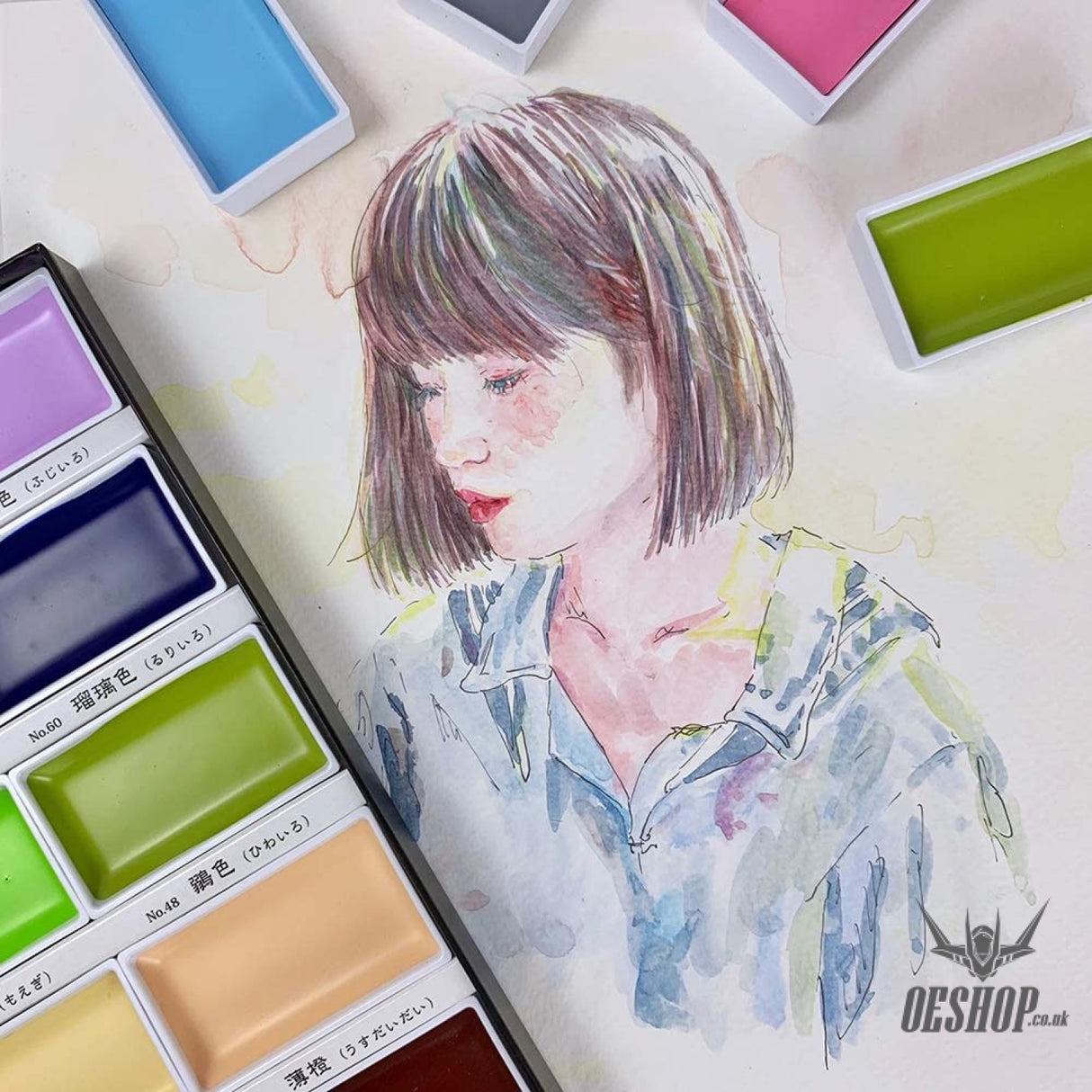 Kuretake Gansai Tambi 12 New Colours Set 2019 Watercolour Paints Kuretake 15.98 OEShop