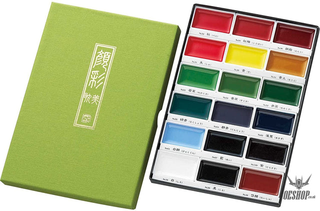 Kuretake Gansai Tambi 18 Watercolour Paints Set MC20/18V Kuretake 19.98 OEShop