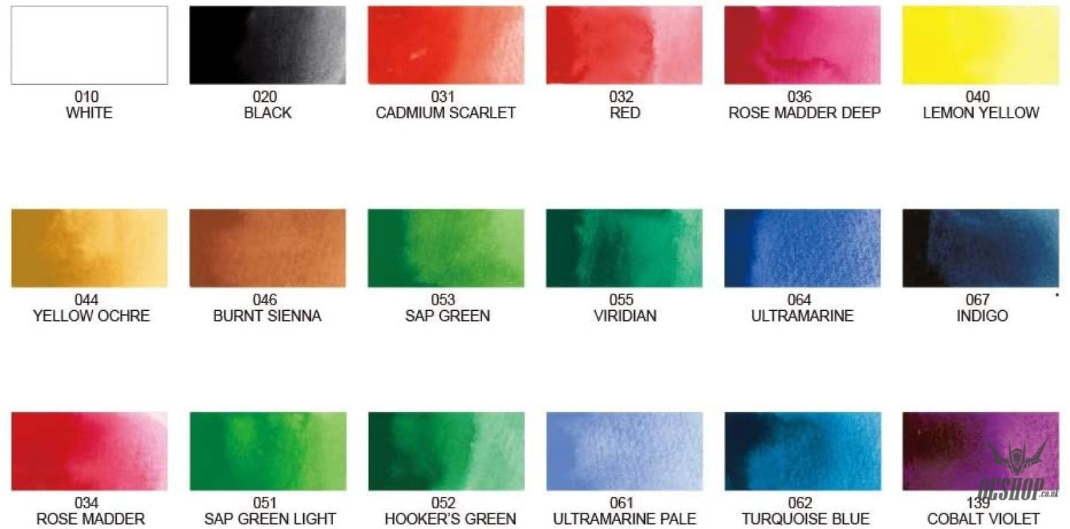 Kuretake Gansai Tambi 18 Watercolour Paints Set MC20/18V Kuretake 19.98 OEShop