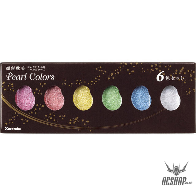 Kuretake Gansai Tambi Pearl Colors 6 Pastels Paints Set MC20PC /6V Kuretake 13.98 OEShop